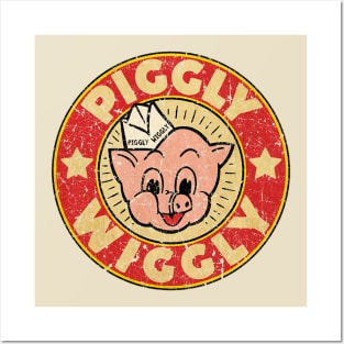 VINTAGE PIGGLY WIGGLY Posters and Art